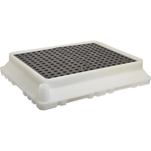 P4 Ultra-Spill Tray, 17" lo x 21" la x 4" h, Cap. de d&eacute;versement 2,9 gal. US Cam Industrial