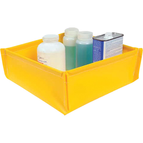 Flexible Ultra-Utility Tray, 12" lo x 12" la x 4,8" h, Cap. de d&eacute;versement 1,5 gal. US Cam Industrial