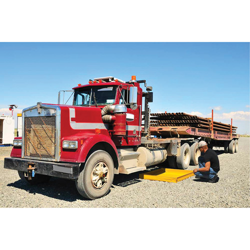 Flexible Ultra-Utility Tray, 42" lo x 42" la x 4,8" h, Cap. de d&eacute;versement 18 gal. US Cam Industrial