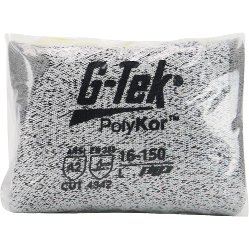 Gants r&eacute;sistants aux coupures G-Tek en tricot sans couture, Taille T-petit, Calibre 13, Rev&ecirc;tement Polyur&eacute;thane, Enveloppe en PolyKor, ASTM ANSI niveau A2/EN 388 niveau B Cam Industrial