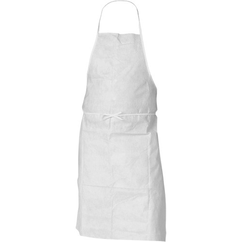 Tablier A10 KleenGuard, Poly&eacute;thyl&egrave;ne, Blanc, 28" la x 36" lo Cam Industrial