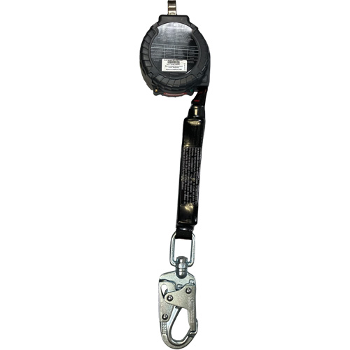 Limiteur de chute personnel Scorpion TurboLite+ Miller, 9', Sangles, Pivotant Cam Industrial