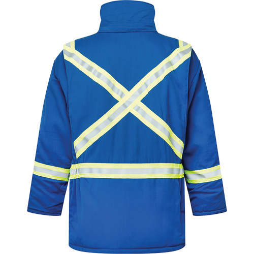 Parka isol&eacute;, antistatique et ignifuge  6,5 oz Westex DH, Petit, Bleu royal Cam Industrial