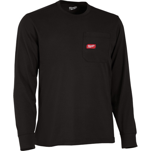 T-shirt &agrave; manches longues avec poches Gridiron, Hommes, Petit, Noir Cam Industrial