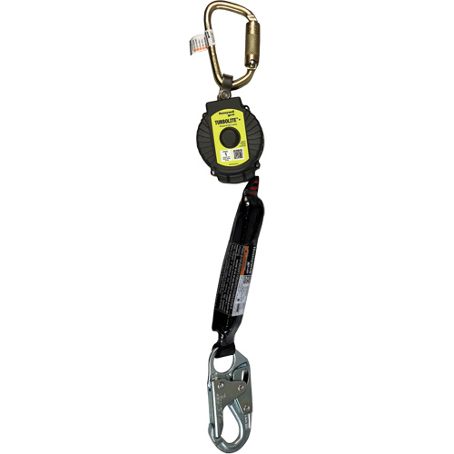 Miller TurboLite+ Personal Fall Limiter, 11', Web, Stationary Cam Industrial