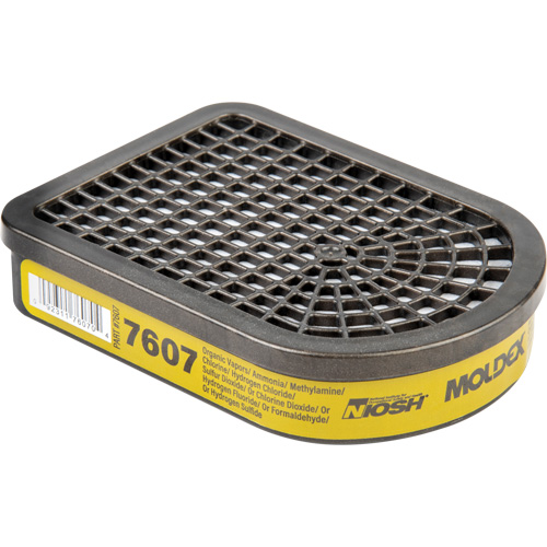 Cartouche pour respirateur semi-rectangulaire, Cartouche gaz/vapeur, Gaz multiples/Vapeurs Cam Industrial