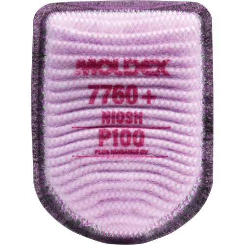 Filtre pour respirateur semi-rectangulaire avec IonicAir Filtration Technology, Filtre contre les particules avec suppresion de vapeurs nuisibles, Vapeurs organiques/P100+ Cam Industrial