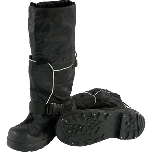Winter-Tuff Orion XT Ice Traction Overshoe with Gaiter, Nylon/Polyurethane, Hook and Loop Cam Industrial