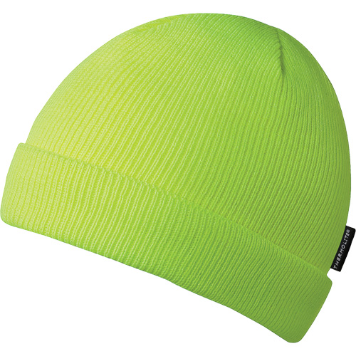 5567A Tuque, Doublure en Acrylique, Taille unique, Jaune lime haute visibilit&eacute; Cam Industrial