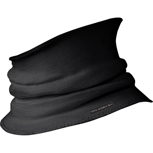 C207BK Flame Resistant Neck Warmer & Windguard, Black, Nomex&reg; Cam Industrial