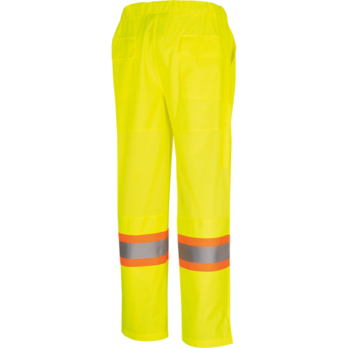 5999PW Pantalon de s&eacute;curit&eacute; routi&egrave;re pour femmes, Polyester, T-petit, Jaune lime haute visibilit&eacute; Cam Industrial