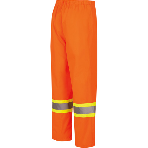 5627W Women's Waterproof Bib Pants, Polyester/Polyurethane, X-Small, High Visibility Orange Cam Industrial