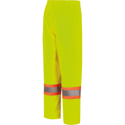 5629W Women's Waterproof Bib Pants, Polyester/Polyurethane, X-Small, High Visibility Lime-Yellow Cam Industrial