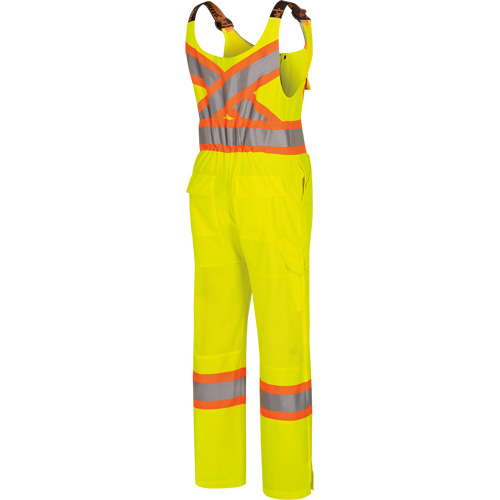 6000W Combinaison de s&eacute;curit&eacute; routi&egrave;re haute visibilit&eacute; pour femmes, Polyester, T-petit, Jaune lime haute visibilit&eacute; Cam Industrial