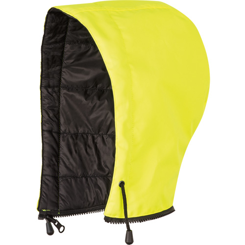 5771H Capuchon pour manteau de s&eacute;curit&eacute; haute visibilit&eacute; r&eacute;versible, Jaune lime haute visibilit&eacute;, Nylon/Polyester Cam Industrial