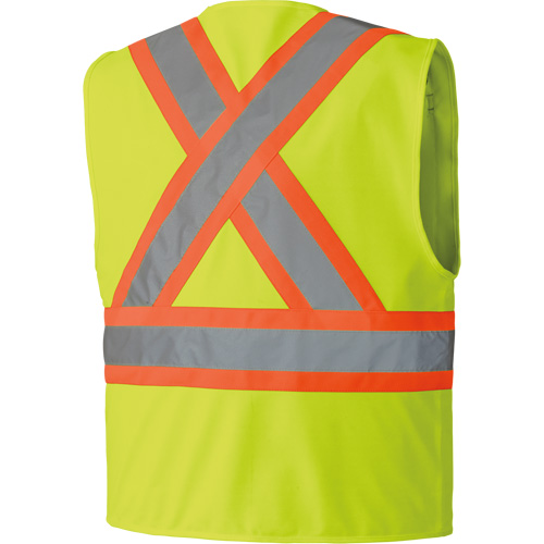 6689 Veste haute visibilit&eacute;, Jaune lime haute visibilit&eacute;, 4T-Grand, Polyester Cam Industrial