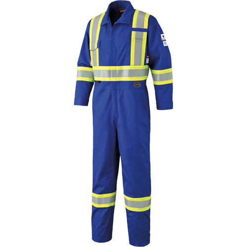 7704T FR-Tech&reg; Arc-Rated Coverall, Size 40 (Tall), Royal Blue, 10 cal/cm² Cam Industrial