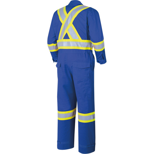 7704T FR-Tech&reg; Arc-Rated Coverall, Size 40 (Tall), Royal Blue, 10 cal/cm² Cam Industrial