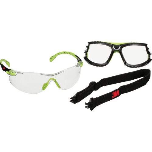 Solus 1000 Series Safety Glasses, Clear Lens, Anti-Fog/Anti-Scratch, ANSI Z87+/Meets/Exceeds CSA Z94.3 Cam Industrial