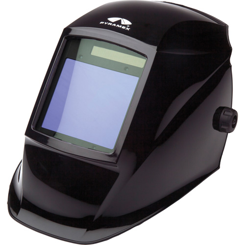 Leadhead&reg; Auto Darkening Welding Helmet, 3.8" L x 3.4" W View Area, 9 - 13 Shade Range, Black Cam Industrial