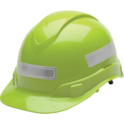 Autocollants r&eacute;fl&eacute;chissants pour casques de s&eacute;curit&eacute; Cam Industrial