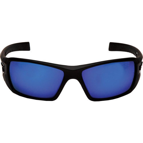 Velar Safety Glasses, Blue Mirror Lens, ANSI Z87+/Meets/Exceeds CSA Z94.3 Cam Industrial