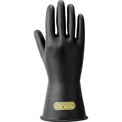 Gants isolants pour travaux &eacute;lectriques, ASTM classe 00, Taille 7, 11" lo Cam Industrial