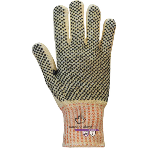Gants r&eacute;sistants &agrave; la coupe Contender SPGRK2D, Petit, Calibre 7, Rev&ecirc;tement PVC, ASTM ANSI niveau A6 Cam Industrial
