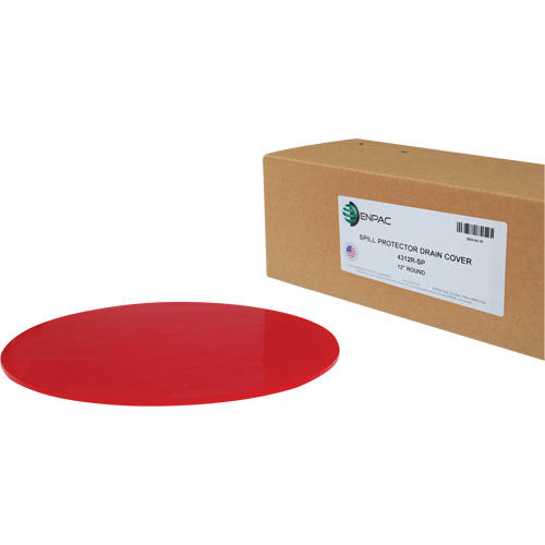 Spill Protector Drain Cover, Circular, 12" dia. Cam Industrial
