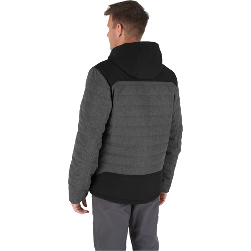 M12 Heated Quietshell Jacket with Battery, Men's, 2X-Large, Grey Cam Industrial