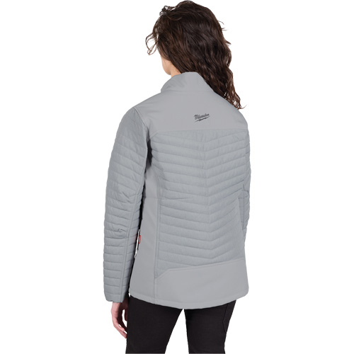 M12 Heated Axis Jacket with Battery, Women's, Large, Grey Cam Industrial