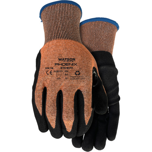 Stealth Phoenix Cut-Resistant Gloves, Size X-Small, 18 Gauge, Nitrile Coated, HPPE/Polyester Shell, ASTM ANSI Level A4 Cam Industrial