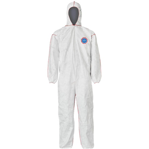 Combinaisons SFR avec cagoule, Moyen, Blanc, Tyvek 400 Cam Industrial