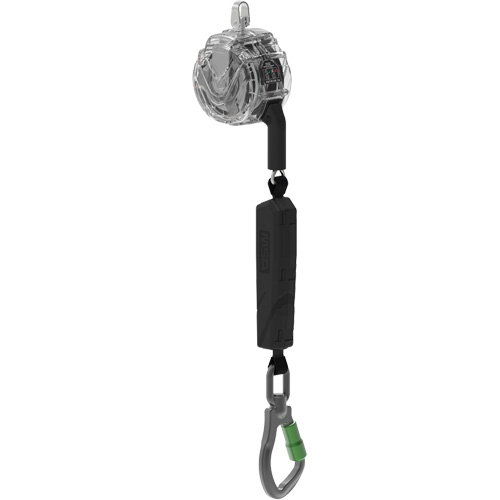 C&acirc;ble de limiteur de chute personnel ALTAKS V-TEC, 10', Acier galvanis&eacute;, Pivotant Cam Industrial