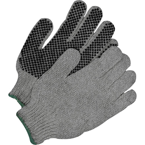 Grip Gloves, Poly/Cotton, Single Sided, X-Large Cam Industrial