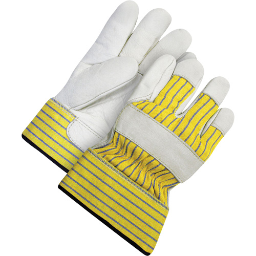 Gants d'ajusteur doubl&eacute;s avec poignet de s&eacute;curit&eacute;, 2T-Grand, Paume en Cuir fleur de vache, Doublure en Peluche d'acrylique Cam Industrial