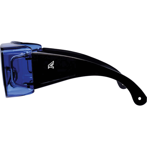 Ossa Safety Glasses, Blue Lens, Anti-Scratch, ANSI Z87+/MCEPS GL-PD 10-12/Meets/Exceeds CSA Z94.3 Cam Industrial