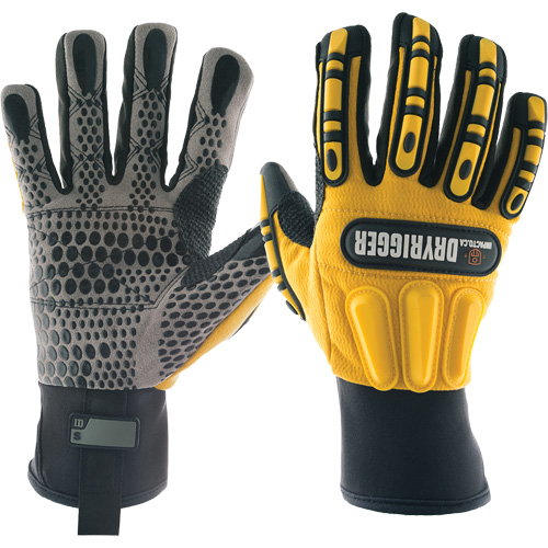 The Original Dryrigger Gloves, 7/Small, Suede Palm, Slip-On Cuff Cam Industrial