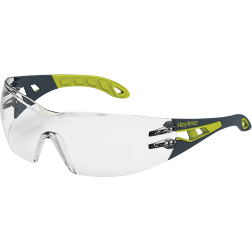 MX200 Rimless Wraparound Safety Glasses, Clear Lens, Anti-Fog/Anti-Scratch, ANSI Z87+/Meets/Exceeds CSA Z94.3 Cam Industrial