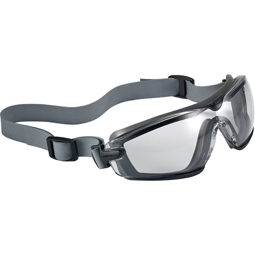 Cobra TPR Compact Safety Goggles, Clear Lens, Anti-Fog/Anti-Scratch, Closed Vent Cam Industrial