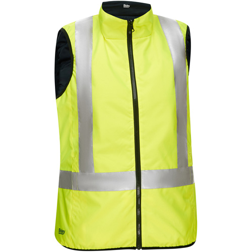Veste bouffante, enveloppante et r&eacute;versible avec X au dos Bisley pour femmes, Jaune lime haute visibilit&eacute;, 3T-Grand, Polyester Cam Industrial