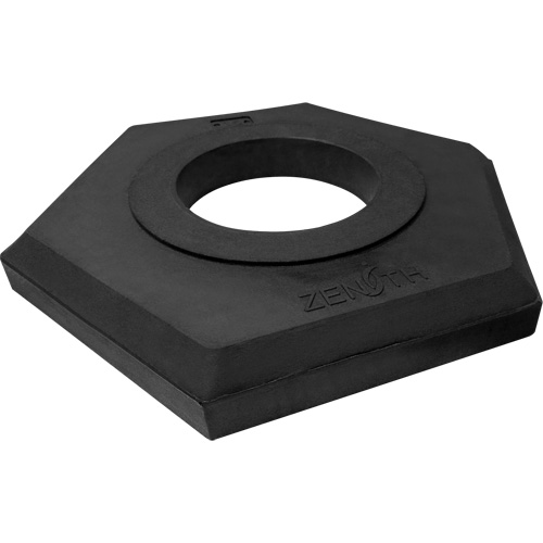 Rubber Channelizer Base, 15 lbs. Cam Industrial