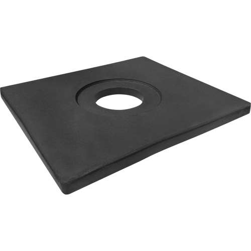 Rubber Delineator Post Base, 10 lbs. Cam Industrial
