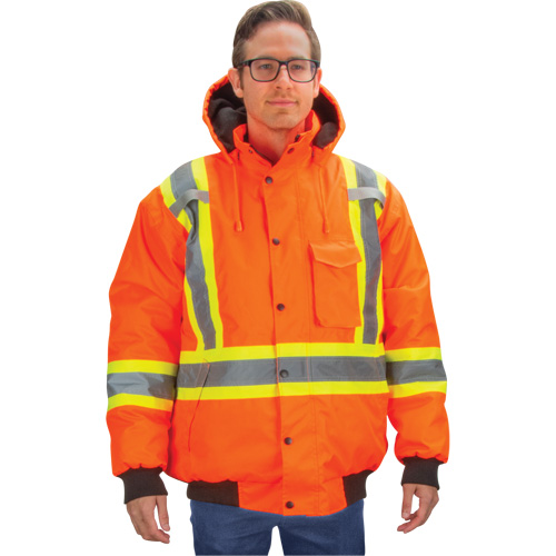 Waterproof 7-in-1 Winter Parka, High Visibility Orange, Medium Cam Industrial