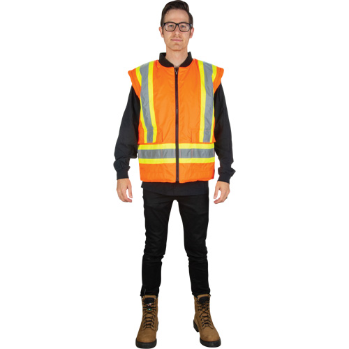 Waterproof 7-in-1 Winter Parka, High Visibility Orange, Medium Cam Industrial