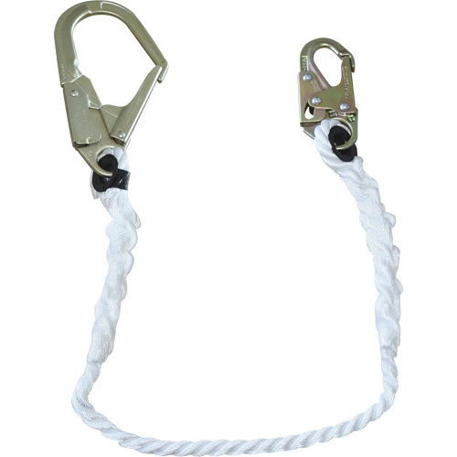 LAN-1242-4 5/8" Restraint Rope Lanyard, 1 Legs, 4', CSA Class A Cam Industrial