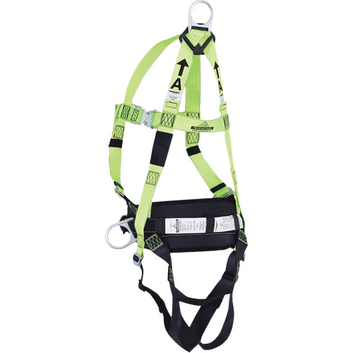 FBH10000L1020-S  Harnais de s&eacute;curit&eacute; s&eacute;rie entrepreneur avec ceinture de positionnement, Certifi&eacute;e CSA, Classe ALP, Petit Cam Industrial