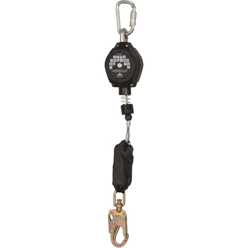 SRL-73302-10LE Self-Retracting Lifeline, 10', Galvanized Steel, Swivel Cam Industrial