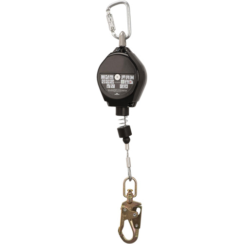 SRL-73302-20LE Self-Retracting Lifeline, 20', Galvanized Steel, Swivel Cam Industrial