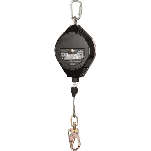 SRL-73302-60LE Self-Retracting Lifeline, 60', Galvanized Steel, Swivel Cam Industrial